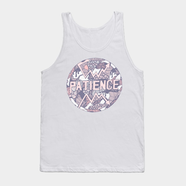 Npink Circle of Patience Tank Top by kenallouis